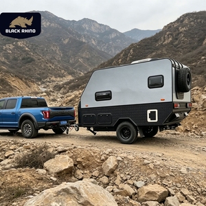 Remolque Compacto para Acampar Fuera de la Red a Bajo Precio, con Baño Privado, RV Ligero para Viajes Familiares, Caravana con Equipamiento Completo - Product Image 1