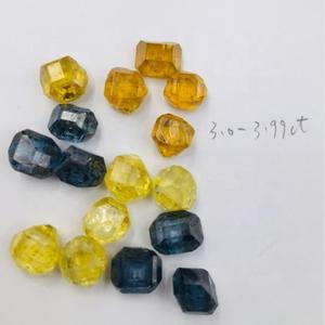 Diamant brut jaune fantaisie VVS HPHT cultivé en laboratoire, cristal non taillé certifié IGI pour la fabrication de bijoux et la matière première - Product Image 5