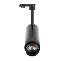 Projecteur sur rail 15W 20W Chine 30W Réglable Zoom Type LED pour éclairage de salle d'exposition