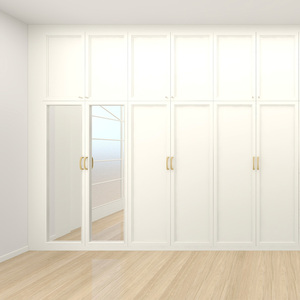 Armoire moderne en bois, placards de chambre à coucher, meubles de chambre à coucher, armoire avec miroir, placard à vêtements - Product Image 5
