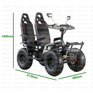 Scooter Eléctrico Todoterreno de Alto Rendimiento con Asiento y 4 Ruedas, Suministro de Fábrica - Product Image 6
