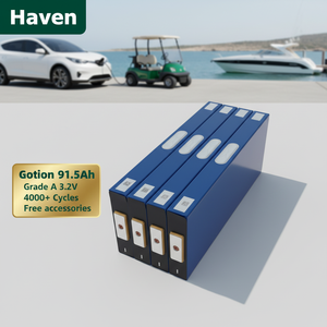 Batterie LiFePO4 Gotion 91,5 Ah 3,2 V, cellule de qualité A, charge rapide 3C, 4000 cycles, pour vélo électrique, trottinette électrique, tricycle, stockage d'énergie EV, solaire, OEM - Product Image 1