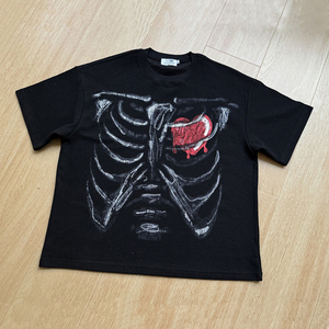 Nuevo Producto: Camiseta de Manga Corta para <span class=keywords><strong>Hombre</strong></span> con Diseño de <span class=keywords><strong>Esqueleto</strong></span> <span class=keywords><strong>Humano</strong></span> con Corazón Derretido, Estilo Waffle High Street, a la Moda - Product Image 5