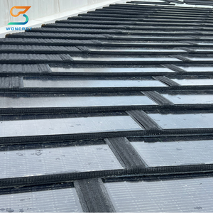 BIPV tuile de toiture <span class=keywords><strong>panneau</strong></span> <span class=keywords><strong>solaire</strong></span> double <span class=keywords><strong>panneau</strong></span> <span class=keywords><strong>solaire</strong></span> en verre avec certificat CE & TUV énergie verte <span class=keywords><strong>maison</strong></span> <span class=keywords><strong>solaire</strong></span> - Product Image 5