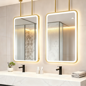 <span class=keywords><strong>Specchio</strong></span> quadrato con <span class=keywords><strong>specchio</strong></span> da bagno sospeso per il trucco con <span class=keywords><strong>specchio</strong></span> Smart Touch - Product Image 2