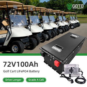 72 В, 100 А · ч, электрическая тележка для гольфа, Охотничья тележка, клубный автомобиль, литиевая батарея Baterai с дисплеем J1772, адаптер зарядного устройства - Product Image 4