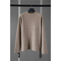 Vente en gros de pull en tricot de cachemire pur pour femmes pull à col roulé pour l'hiver haut en tricot décontracté design d'automne