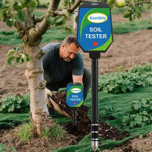 मल्टीपैरामीटर 8-1 ब्लूटूथ मिट्टी परीक्षक उपाय मिट्टी के टीस्टर उपाय करता है मिट्टी की नमी नमी तापमान नमक प्रजनन सेंसर मीटर - Product Image 1