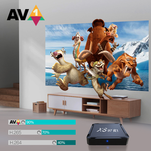 XS97 R1 Fabricante TV Box Quad Core Dual Band WiFi Amlogic S905w2 2GB 16GB Android 11 4K Tv Box - Product Image 6