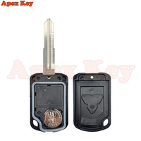 LAVA P/N6370C135 Llave de Coche Remota Negra ABS 315MHz ID47 3 Botones para Mitsubishi Eclipse Cross 2018-2020 OUCJ166N 850G-J116N