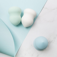 Éponge à maquillage en forme de gourde ultra-douce sans latex, logo privé, éponge à maquillage, éponge de beauté avec boîte d'emballage créative