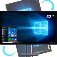 Touchwo 32 inç 43 inç yüksek parlaklık Android dokunmatik ekran monitör çoklu dokunmatik ekran VGA USB DVI arayüzü yeni