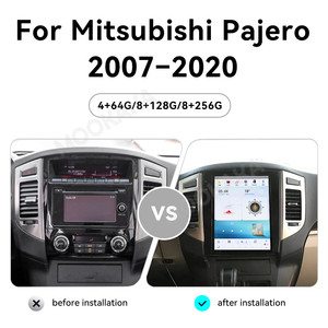 วิทยุ MOOKAKA ขนาด 12.1 นิ้ว สำหรับรถยนต์มิตซูบิชิ <span class=keywords><strong>ปา</strong></span><span class=keywords><strong>เจ</strong></span>โร ปี 2007-2020 ระบบแอนดรอยด์ 14 มัลติมีเดีย GPS นำทาง สเตอริโอ รองรับ Wireless Carplay - Product Image 2
