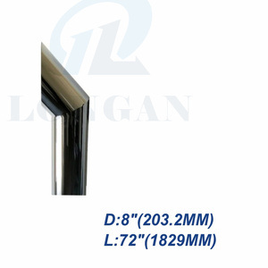 Cina fabbrica personalizzata <span class=keywords><strong>D</strong></span>/203.2MM <span class=keywords><strong>L</strong></span>/1829MM in <span class=keywords><strong>acciaio</strong></span> inox scarico Stack Tip American Eagle scarico - Product Image 4