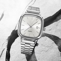Montre à quartz de haute qualité pour couple, montre en alliage, simple, élégante, tendance, décontractée, montre de bureau, personnalisable