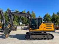 Excavatrice hydraulique haute performance de 14 à 15 tonnes, grande pelle mécanique pour la construction, travaux de terrassement et d'entretien routier