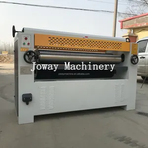 Joway 1.3m Coater Madeira Baseada Máquina De Painel De Colagem Folheado/Revestidor pneumático Para Venda