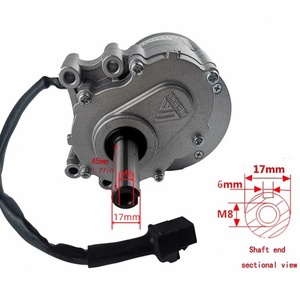 Moteur CC à engrenages à balais haute performance 12V 24V 250W 75 tr/min/120 tr/min pour fauteuil roulant - Product Image 6