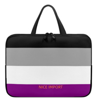 Sac pour ordinateur portable Androgyne Rainbow, étui fin pour ordinateur portable avec fermeture éclair de qualité supérieure, sac portable pour tablette, grande capacité