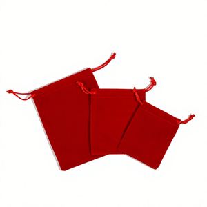 Sac à poussière en velours de luxe avec cordon de serrage, logo personnalisé imprimé, pochette de rangement en flanelle douce, housse de protection pour accessoires de sac à main - Product Image 4