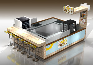 Thực phẩm hiện đại kiosk Tùy chỉnh màu sắc thông số kỹ thuật <span class=keywords><strong>Pancake</strong></span> trạm Chất lượng cao Waffle truy cập nhà máy bán hàng trực tiếp - Product Image 3