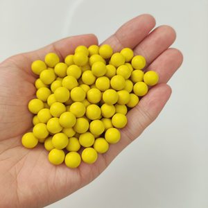 Bola Karet Padat Warna Kuning Hitam Harga Murah 6mm 6.8mm 8.5mm 7mm 8mm 9mm 10mm 11mm 12mm 13mm 14mm 15mm 16mm 17mm 18mm 19mm 20mm 22mm 25mm - Product Image 2
