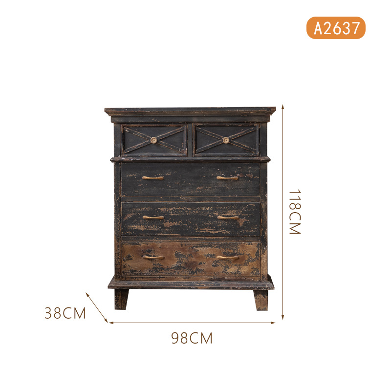 ตู้ข้างสไตล์เรโทร - A2988