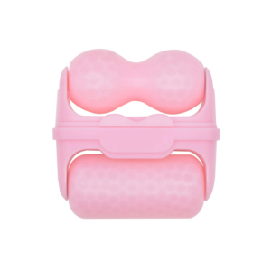 Nhà Máy Giá Da Làm Mát Du Lịch Trên Khuôn Mặt Con Lăn Đóng Băng Băng V + Hình Dạng Phẳng Đỏ Giảm 2 Trong 1 Băng Con Lăn - Product Image 5