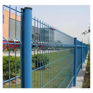 Pannello di recinzione 3d curvo di sicurezza degli edifici del giardino dell'outlet della fabbrica