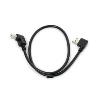 Kabel USB 3.1 Sudut Kanan USB-A ke USB-B Male 5A Pengisian Cepat PVC untuk Printer Scanner Mesin Kasir