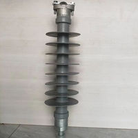 Isolateur de type broche 11kV 22kV 33kV 66kV 110kV 220kV 330kV en caoutchouc silicone polymère composite avec broche galvanisée, conception personnalisée