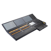 Console DMX professionnelle pour éclairage de scène, système MA2, avec commandes Fader Wing et contrôleur d'éclairage DMX