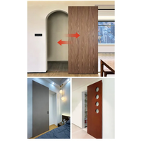 Sistema de Herrajes para Puerta Corredera de Aleación de Zinc con Cierre Suave, Diseño Moderno, 1.2m, 2mm de Grosor, Garantía de 1 Año