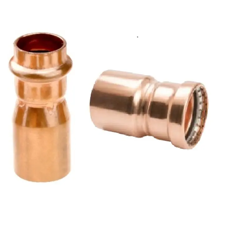 Free Sample CPFFA007 COPPER PRESS FITTING REDUCER With 1pc/pp Bag PRESS FITTING REDUCER For Drinking Water