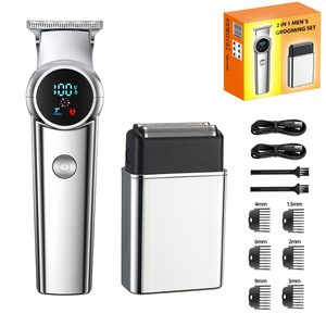 Tondeuse à cheveux professionnelle sans fil OEM LCD, batterie lithium USB, 0 mm, pour finitions de précision, garantie 1 an - Product Image 2