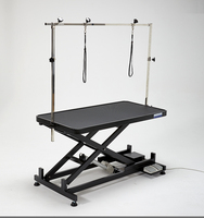Table de toilettage électrique pour animaux de compagnie en acier inoxydable, plateau antidérapant étendu, hauteur ultra-basse, sûre et facile à utiliser YM-D001 Extended