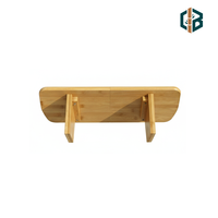 Banc de méditation pliable en bambou, tabouret de prière et de yoga multifonctionnel pour la maison, la salle de sport, le studio, le bien-être, vente en gros, personnalisation OEM