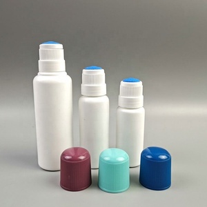 ขวดบรรจุยาเหลว HDPE ขนาด 30 มล. 50 มล. 60 มล. 100 มล. พร้อมฝาปิดแบบฟองน้ำและหัวฟองน้ำสำหรับทา - Product Image 3