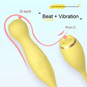 Laile Cute Cat AV <span class=keywords><strong>Vibrator</strong></span> USB Wiederauf lad bares Mini-Sexspielzeug 10-Gang <span class=keywords><strong>Dual</strong></span>-Head Interner externer <span class=keywords><strong>Dual</strong></span> <span class=keywords><strong>Shock</strong></span> Geräuscharm Leicht gewicht - Product Image 2