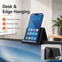 Support de téléphone pliable et réglable en silicone, support flexible multifonctionnel pour une visualisation mains libres