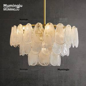 Yunwu Designer Full Copper LED Lustre Postmoderne Minimaliste Luxe <span class=keywords><strong>Or</strong></span> Réglable Hauteur Dimmable Garantie de 5 ans pour - Product Image 2
