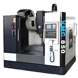 高速VMC850立式加工VMC数控金属铣削中心3轴4轴5轴数控铣床 - Product Image 1