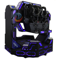 Simulateur de jeu de réalité virtuelle 9D, Machine Vr professionnelle, originale et populaire, Rotation à 360 degrés, parc de loisir d'intérieur