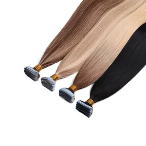 Hot Selling Remy Virgin Russian Tape In Hair Extension Double Drawn 100% Human Hair Tape Hair Extensions