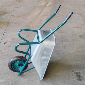 Plateau de remplacement galvanisé 75L 90L <span class=keywords><strong>100L</strong></span> 110L capacité 200kgs wb6414T robuste 16 pouces roue pneumatique métal <span class=keywords><strong>brouette</strong></span> de jardin - Product Image 6