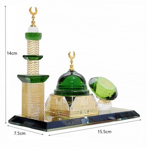 Decoraciones de Cristal Creativas al por Mayor, Adornos Elegantes para la Iglesia Musulmana, Faro Decorativo, Artículos Decorativos para Ramadán - Product Image 3
