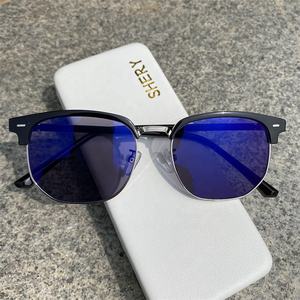 Lunettes Photochromiques Métal TR90 Semi-Cerclées Anti-Lumière Bleue pour Femmes et Hommes, Modèle 2026 - Product Image 1