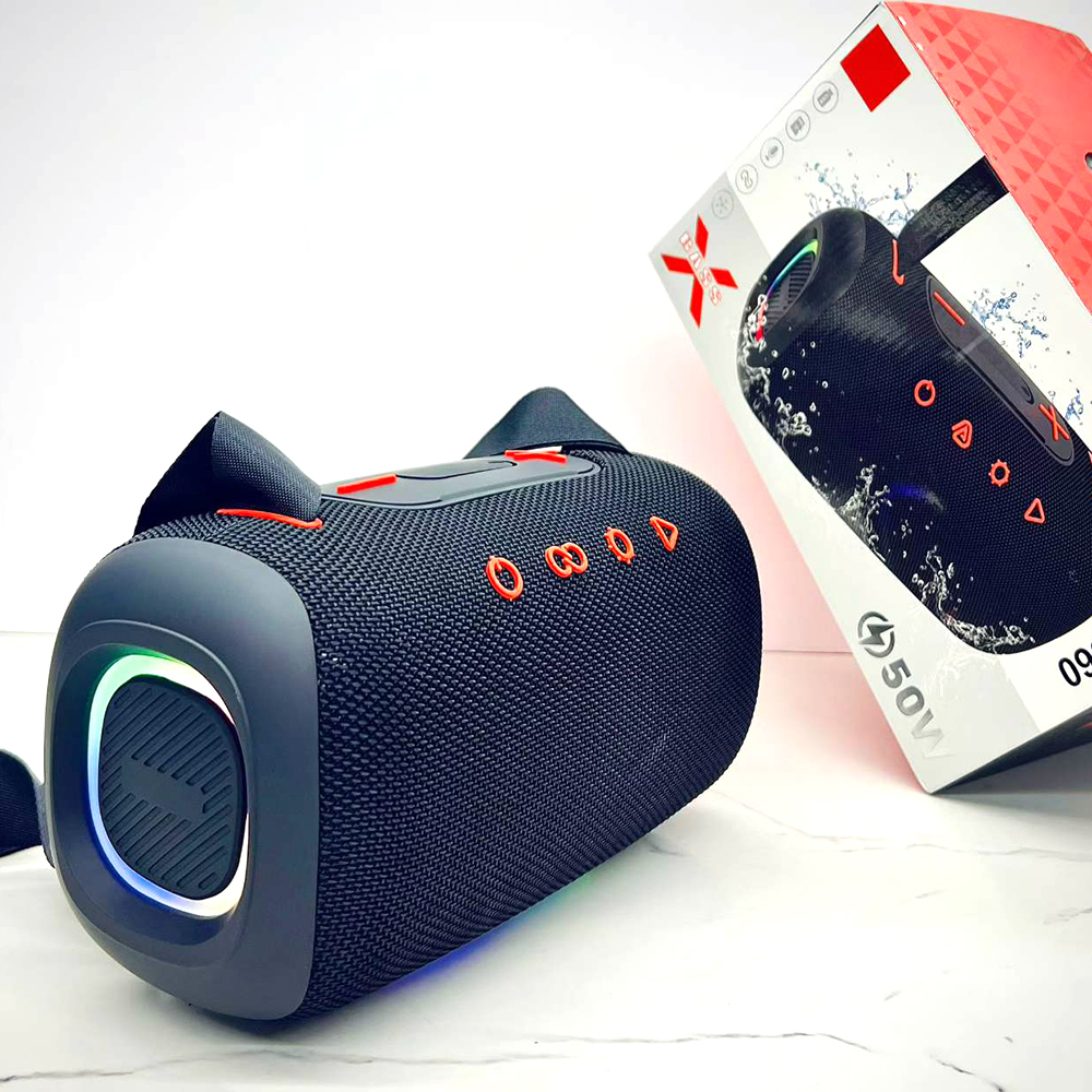 S660 New Super Bass High Power Blue-tooth Waterproof Speaker Outdoor Portable Woofer Fabric Speaker with RGB Light & Carry Strap · image 5