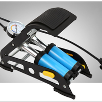 Nouvelle Mini bouteille Portable gonflable à Double baril, haute pression pour vélo, voiture, vélo, pompe à Air pour pied