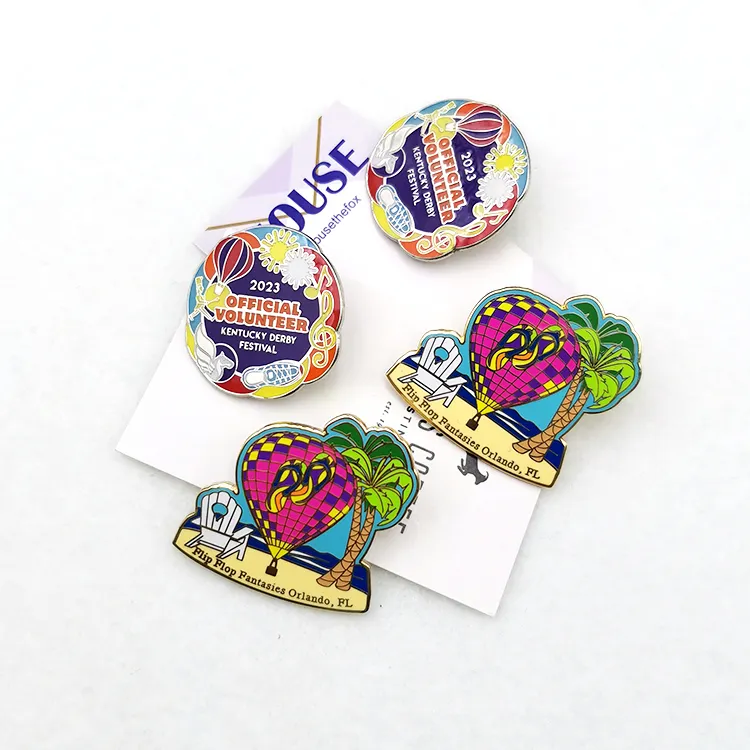 Create Design Single Custom Enamel Pins Metal Crafts Lapel Pins Badges Sets